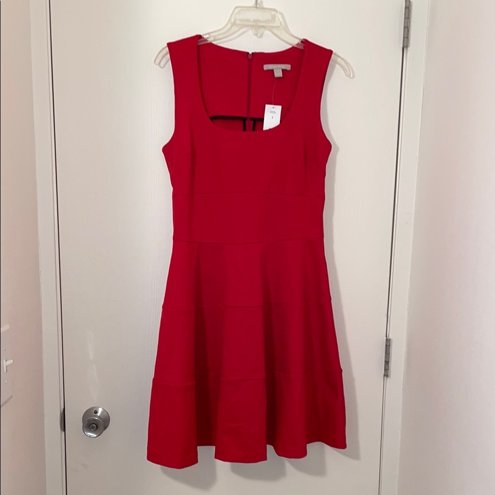 Banana Republic Red Sleeveless Dress
